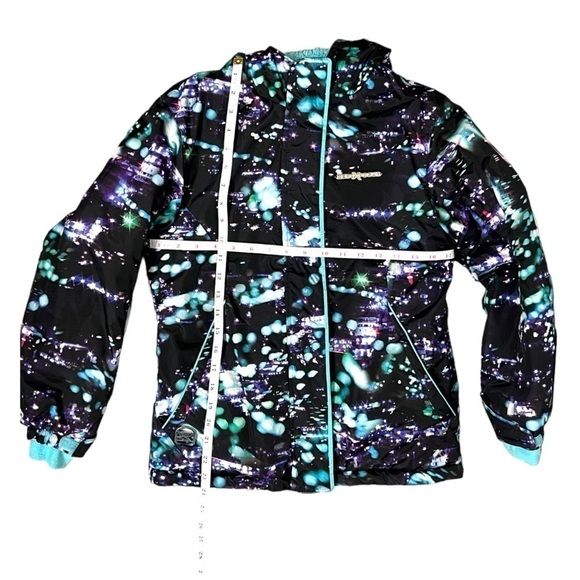 ZeroXposur Girls Black Puffer Hooded Jacket - Size Large (10/12) - Picture 9 of 14